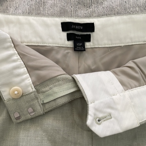 LAST CHANCE J.Crew Kate Linen Blend 10P - Picture 3 of 4